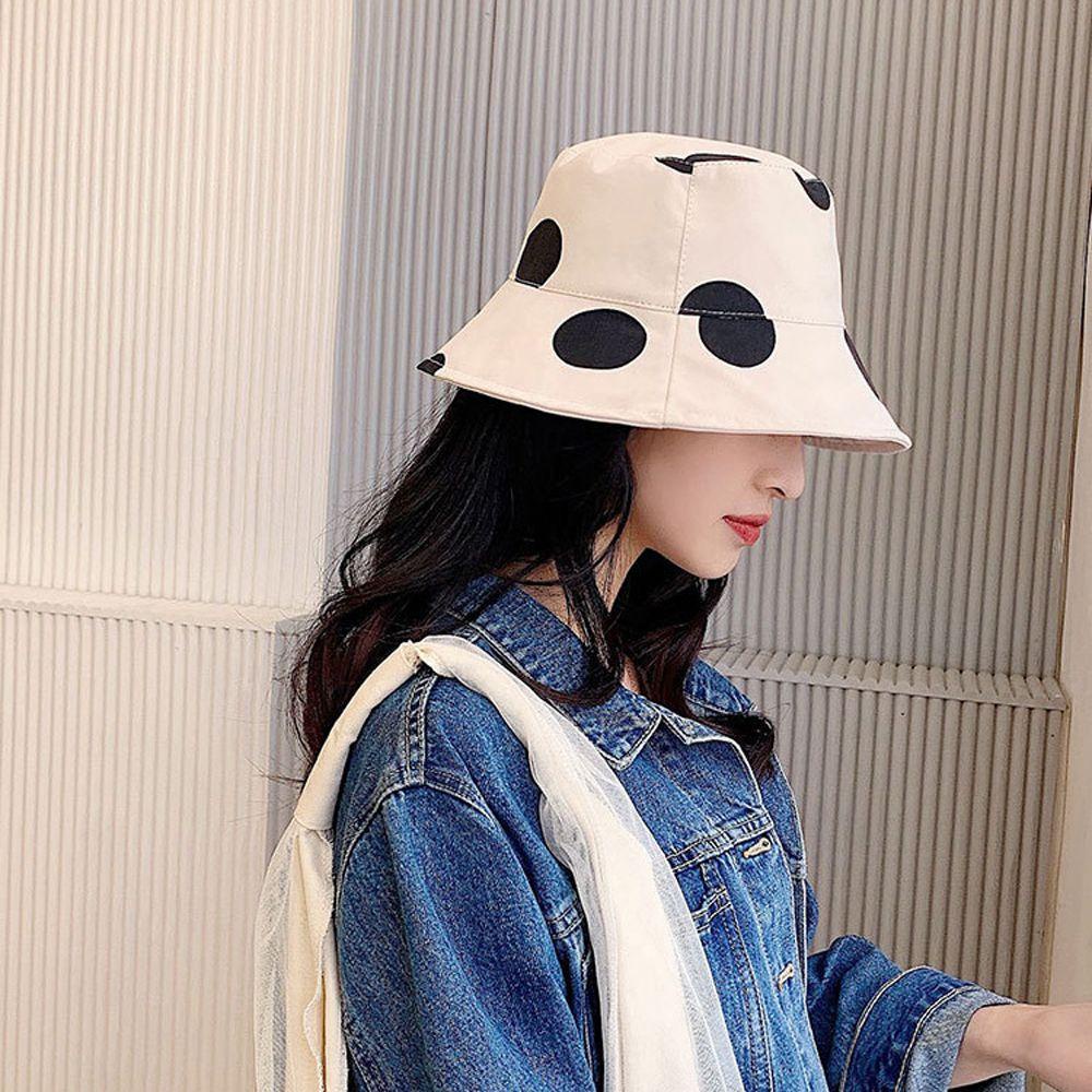 Nón Bucket Cotton Màu Trơn Phong Cách Hàn Quốc Thời Trang Mùa Hè