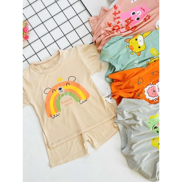 Bộ cộc Minky Mom
