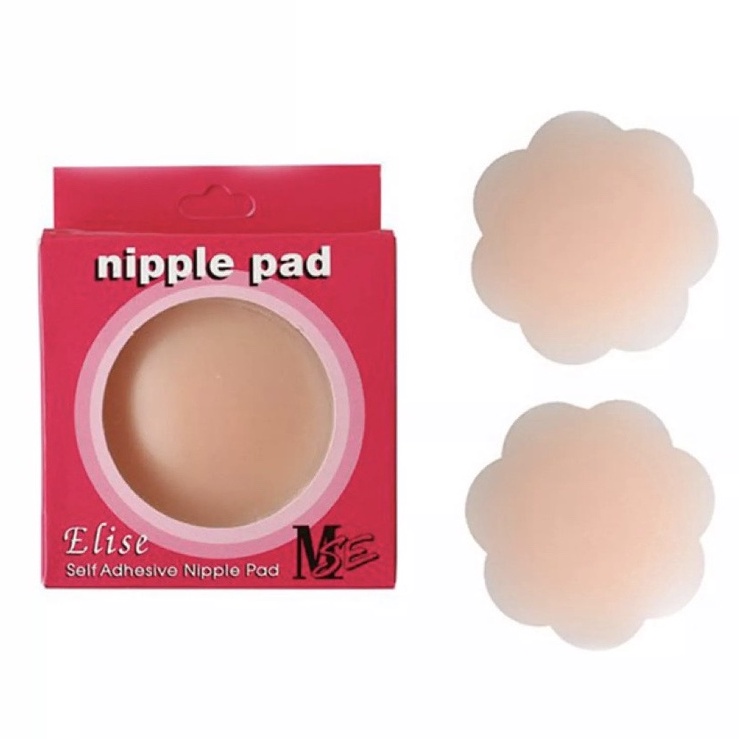 Miếng dán ngực silicon siêu dính - Hộp 1 Cặp dán nhũ hoa chống nước, không lộ viền VALICA D1222