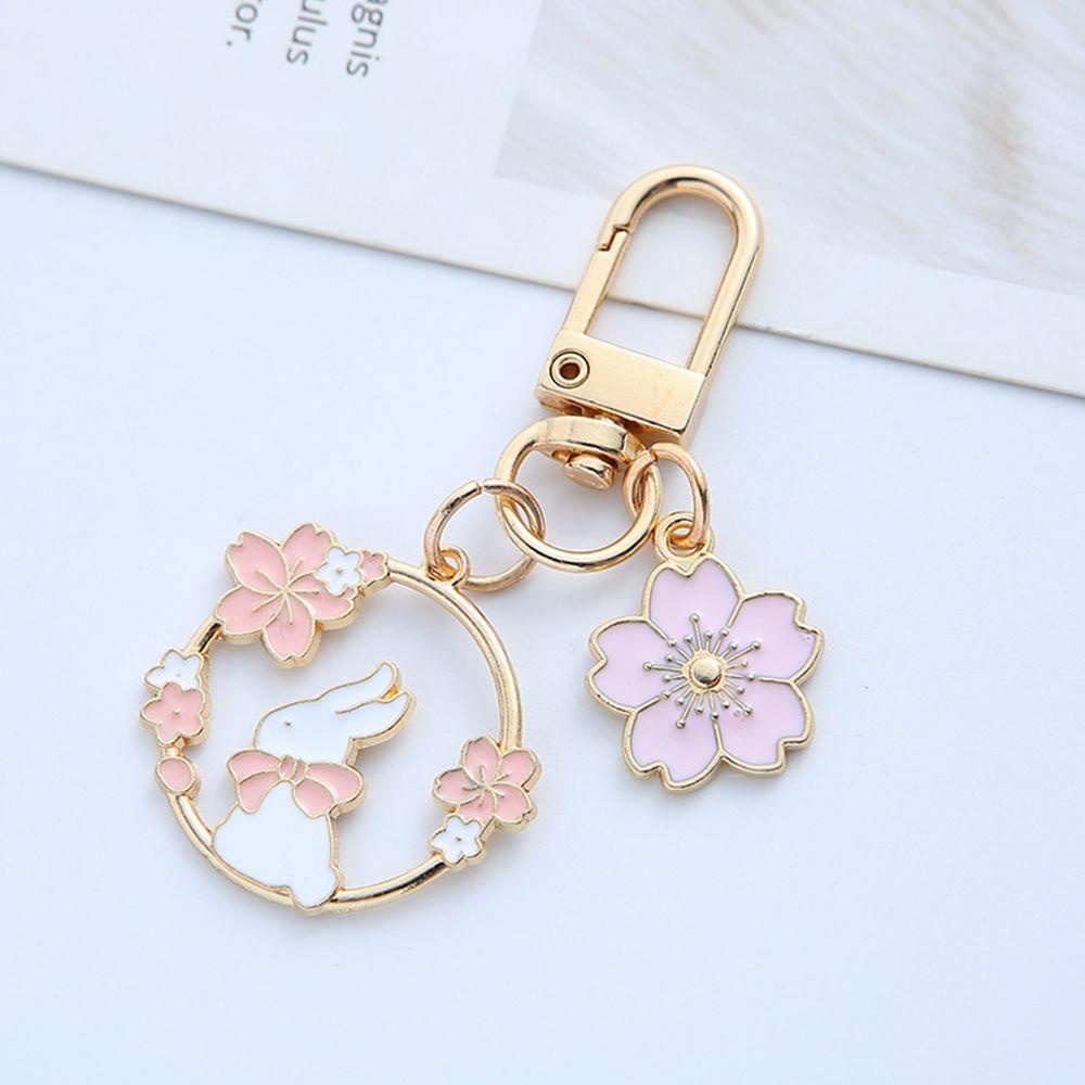 Móc Khóa Hình Hoa Anh Đào Hoạt Hình Xinh Xắn