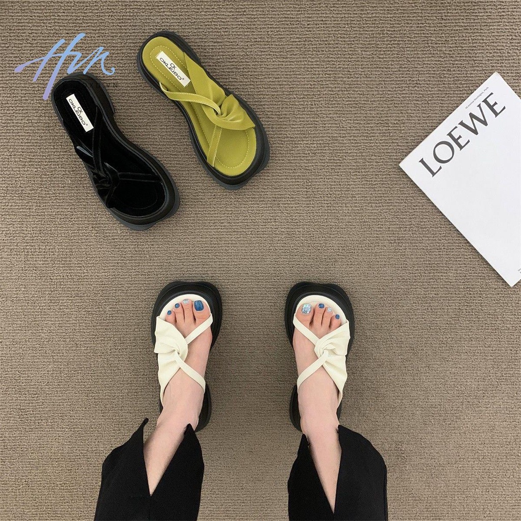 Dép Sandal Đế Dày Chống Trượt Thời Trang Mùa Hè Dành Cho Nữ 2022