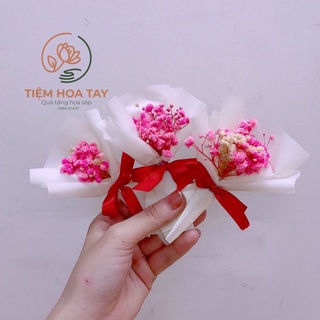 Bó hoa khô baby mini 12cm