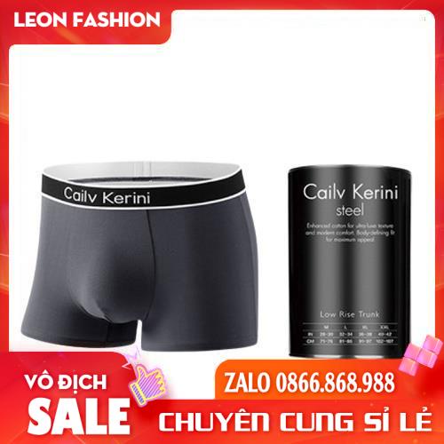 Quần Boxer Nam Cailv Kerini ⚓HÀNG NỘI ĐỊA⚓Quần Sịp Đùi, CO DÃN  4 CHỀU, Đóng Lon, 95% Cotton thiết kế liền mạch