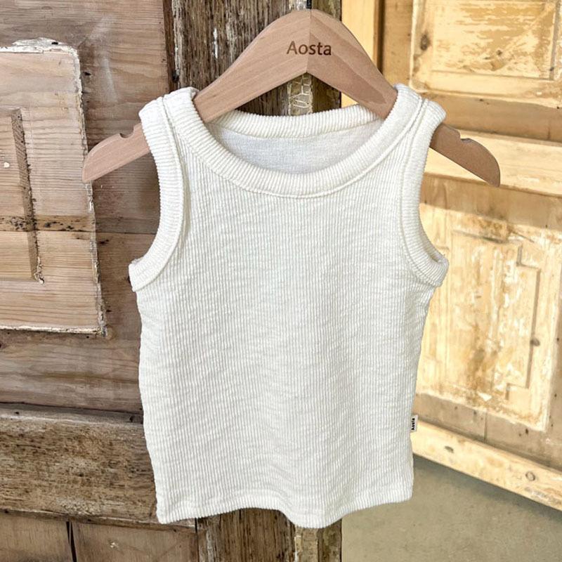 [Babycat] Hàng Có Sẵn Hàng Có Sẵn Áo Sát Nách Cotton Mỏng Thoáng Khí Mùa Hè Phong Cách Nhật Bản Hàn Quốc Hợp Thời Trang Cho Bé Trai Bé Gái