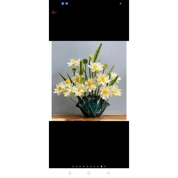 Bình hoa lá sen hoả biến
