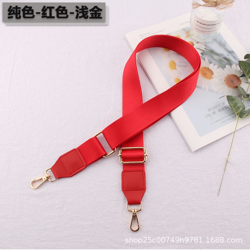 Dây Đeo Túi Xách Bản Rộng 3.8cm Màu Trơn Tùy Chỉnh Thời Trang Cho Nam