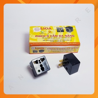 Phích Cắm Đa Năng Lioa 3 CHẤU RA 2 CHẤU