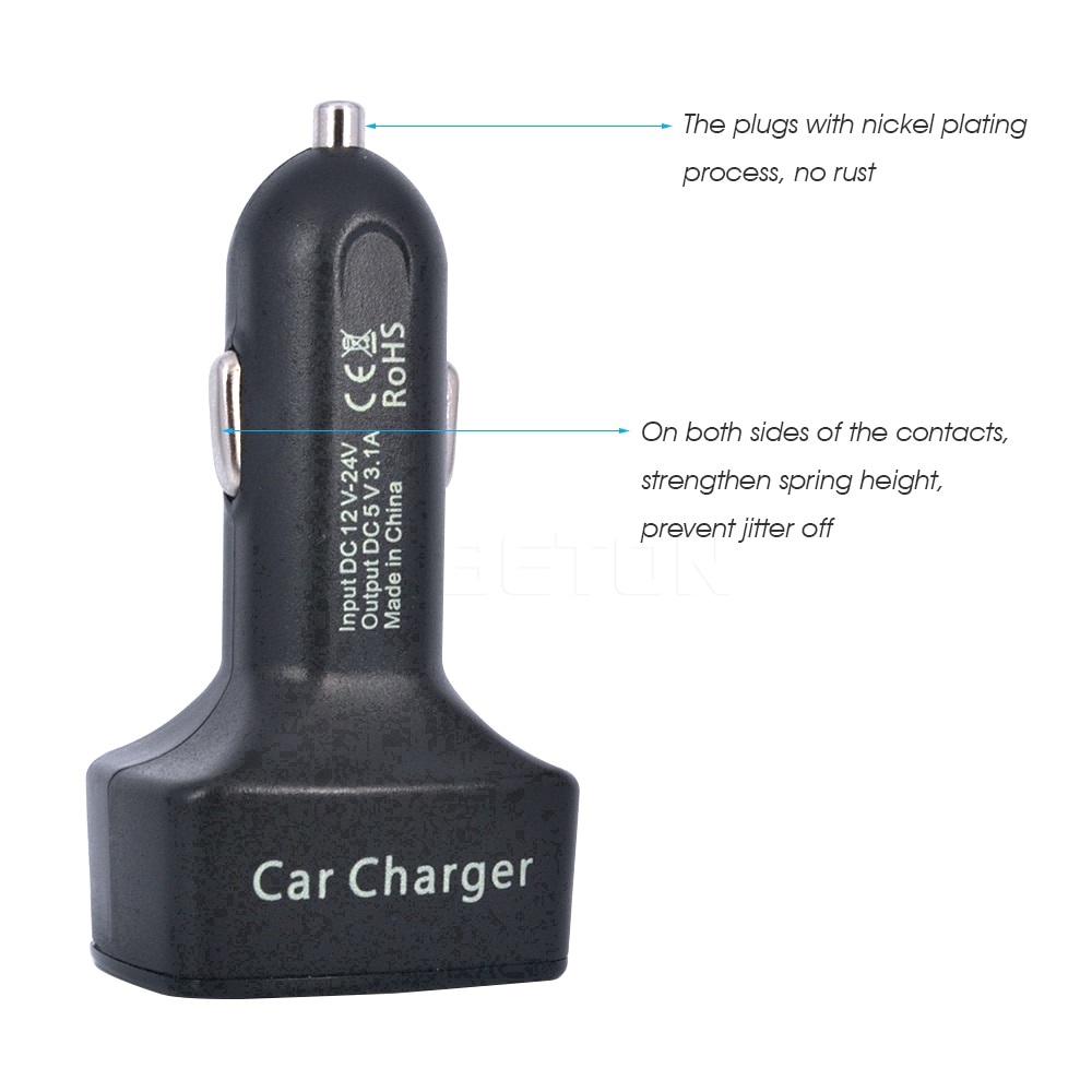 Thiết bị đo vôn kế hỗ trợ 2 cổng sạc usb tiện dụng dành cho xe hơi
