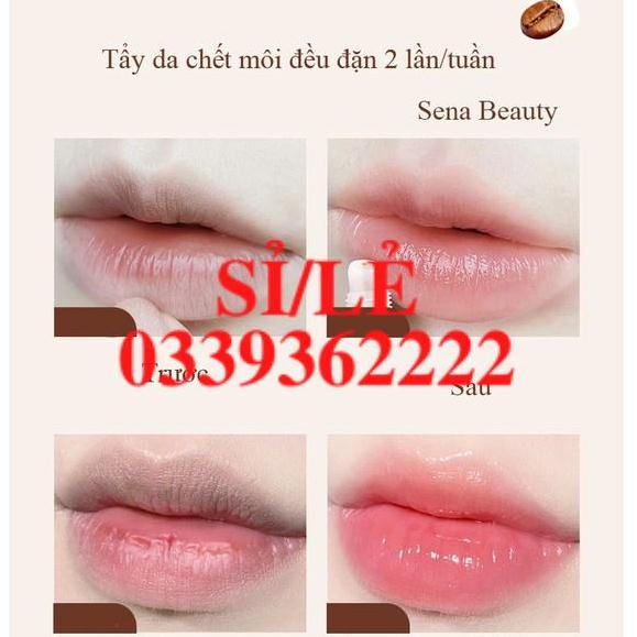[ CHÍNH HÃNG ] Tẩy da chết môi Heyxi Cafe 15G Sena Beauty