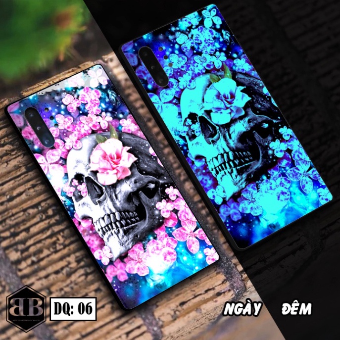 Ốp lưng kính Dạ Quang Samsung Galaxy Note 10 Plus phát sáng trong đêm nam tính