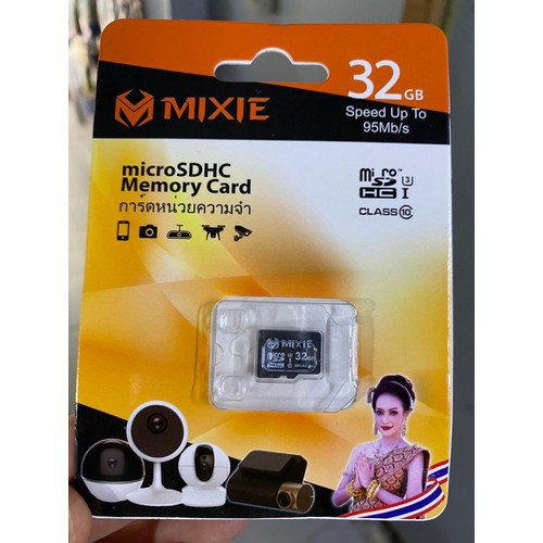 THẺ NHỚ MIXIE 32GB 64GB MICRO TF TỐC ĐỘ 95MB/S GHI 70M/S - THẺ NHỚ MIXIE 32GB 64GB MICRO TF | BigBuy360 - bigbuy360.vn