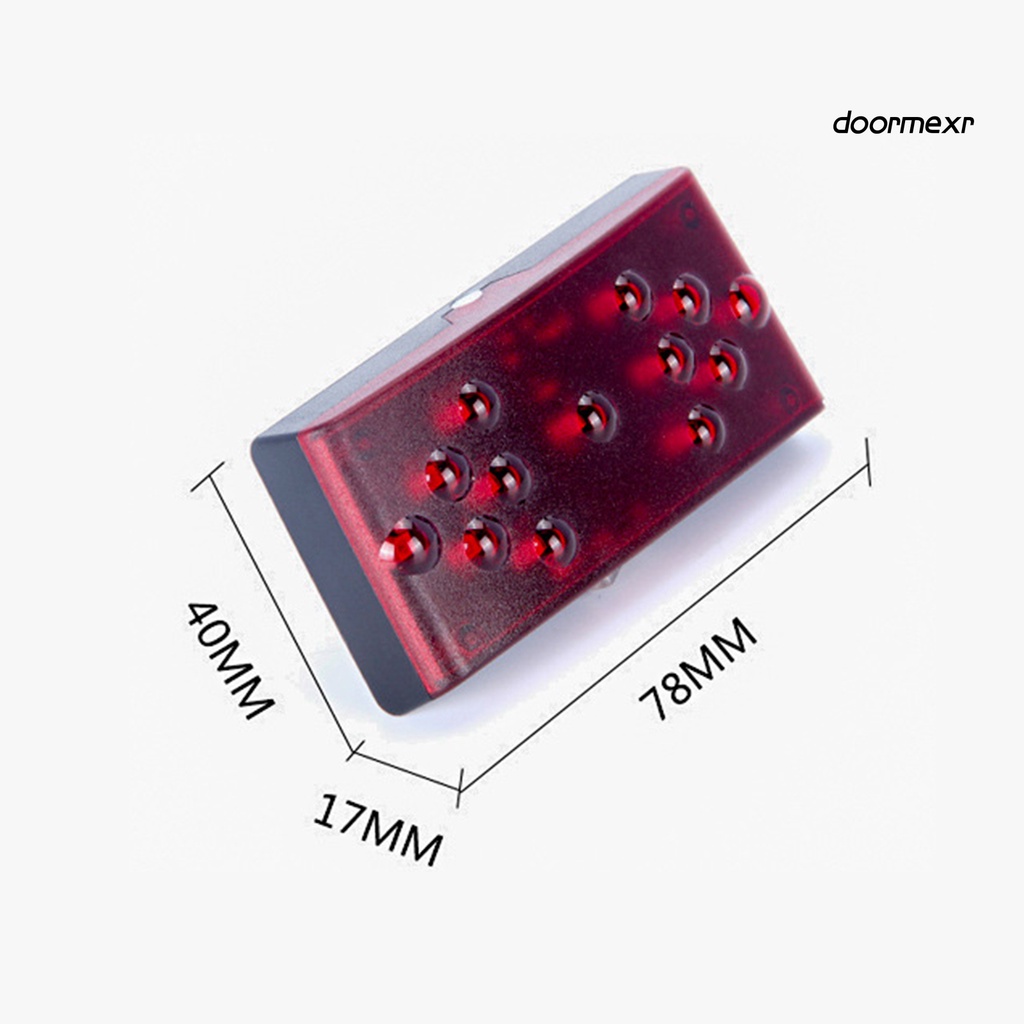 1 Bộ Đèn Led Tín Hiệu Gắn Đuôi Xe Đạp Bằng Abs Không Dây Sạc Usb Dễ Lắp Đặt Cho Mtb | BigBuy360 - bigbuy360.vn