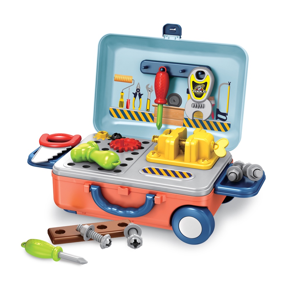 Bộ Đồ Chơi Hộp Kéo - Thợ Thủ Công (22 Chi Tiết), DK 81113 DUKA