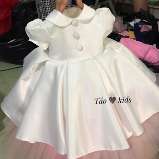 Váy tacta 3 Cúc nơ lưng cho bé gái