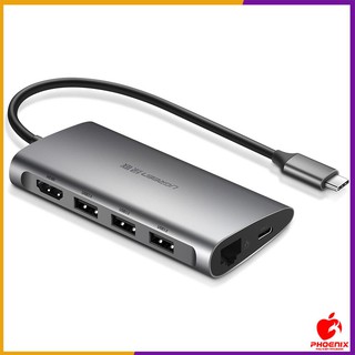 Cáp USB type-C to HDMI/USB 3.0/SD/TF/Lan Ugreen 50538