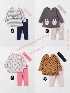 Set đồ bé gái HM