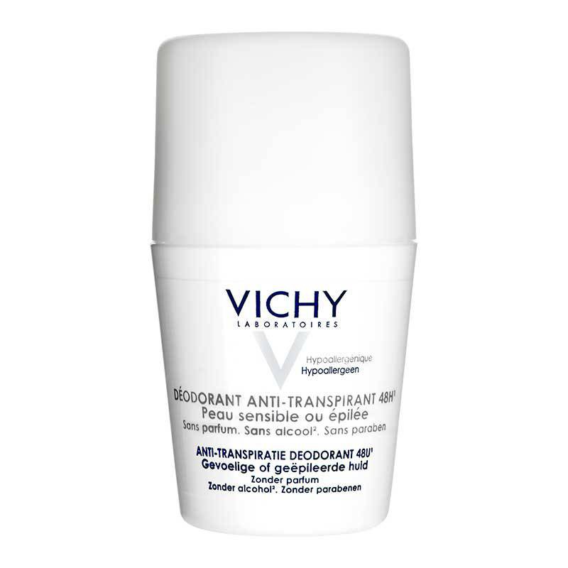 Lăn khử mùi Vichy Và Khô Thoáng Vùng Da Dưới Cánh Tay 48H Vichy Deodorant Anti-Transpirant 48h 50ml (Trắng)