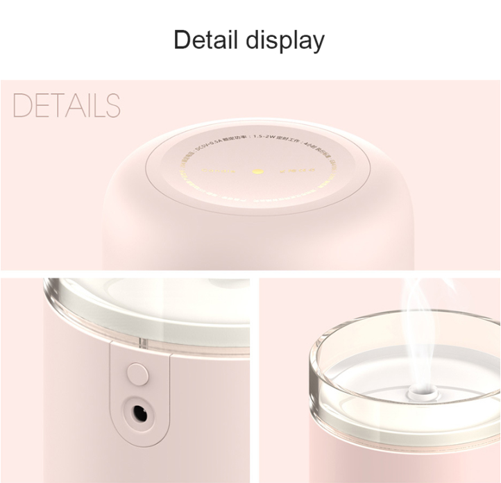 Xiaomi 3life 204 Candle Desktop USB Humidifier Diffuser Diffuser Aroma Nebulizer With LED Lights For Home Office Bedroom
