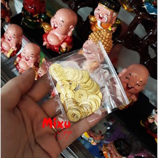Combo 100 túi xu vàng mini 13mm