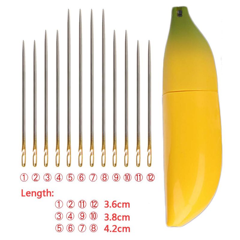 Hộp 12 Cuộn Chỉ Thêu Tự Làm Tiện Lợi