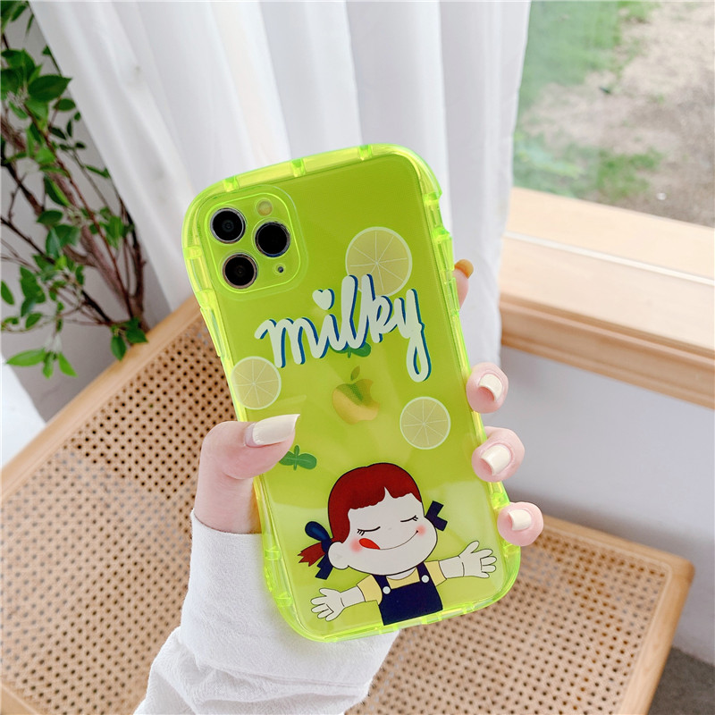 Ốp Điện Thoại Mềm Chống Sốc In Hình Bé Gái + Giá Đỡ Cho iPhone 12 Pro max iPhone11 Pro max SE2020 7plus 8plus 6plus XR xs XSMAX | BigBuy360 - bigbuy360.vn