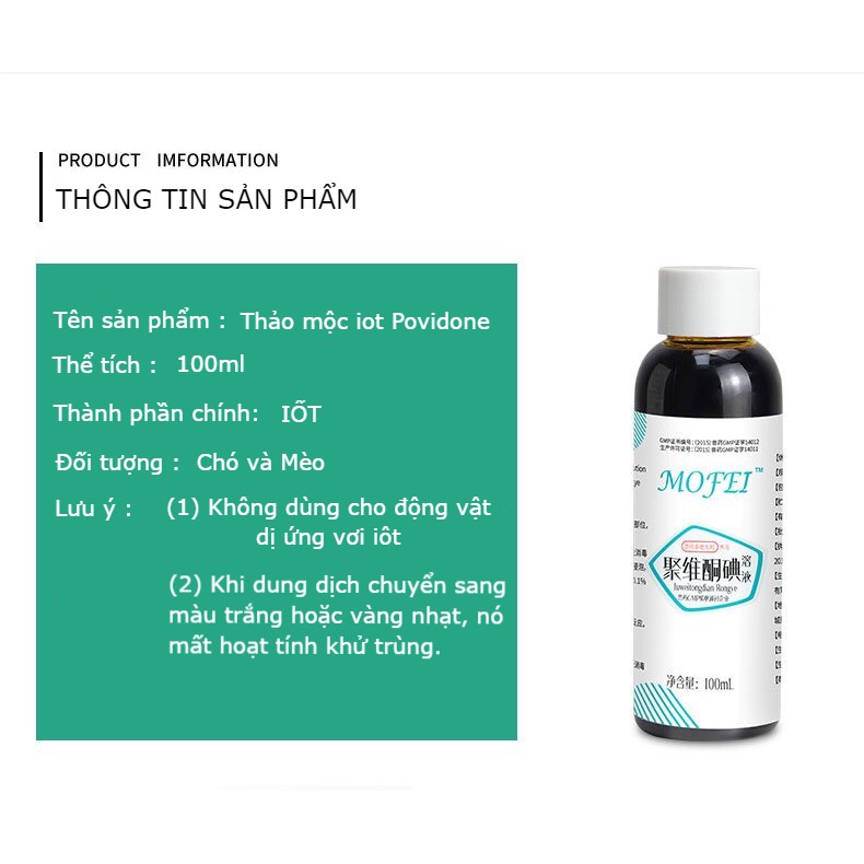 Thuốc tắm đặc trị bệnh ngoài da thú cưng [ MOOKIPET ]
