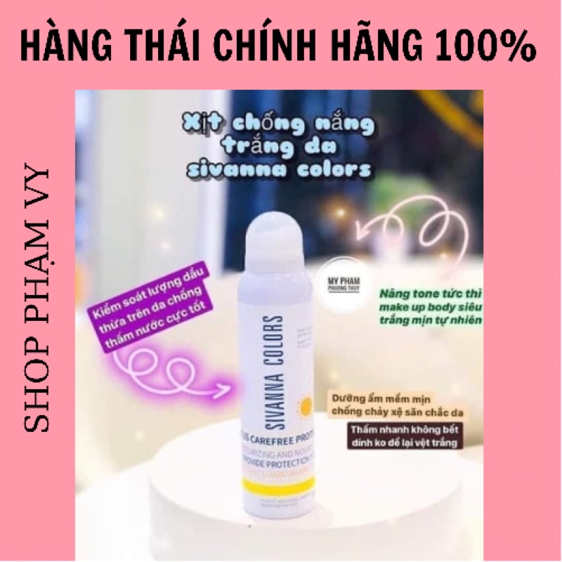 XỊT CHỐNG NẮNG SIVANA THÁI