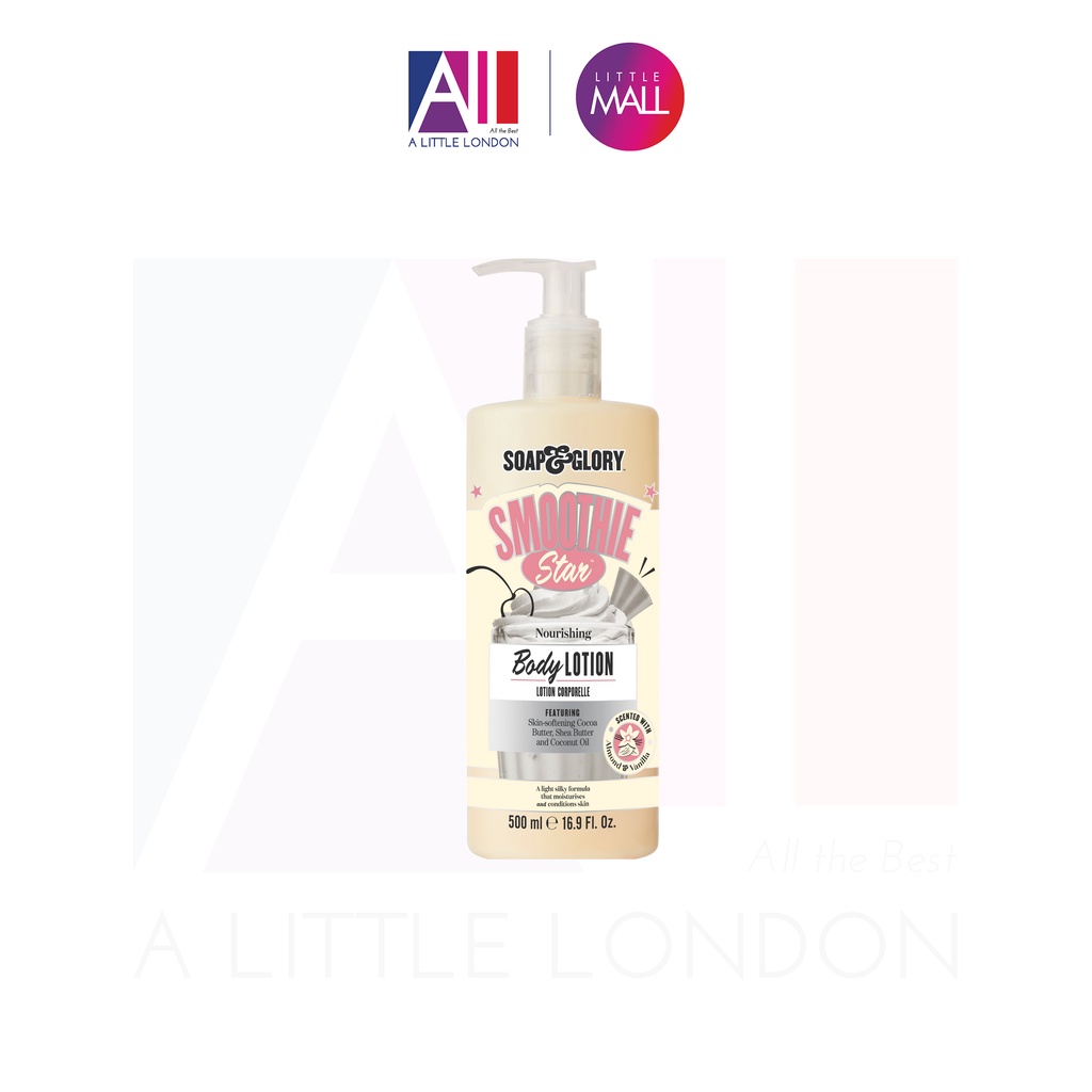 [TOP 1 SHOPEE] Dưỡng thể Soap &amp; Glory Smoothie Star Deep Nourishing Body Lotion 500ml (Bill Anh)