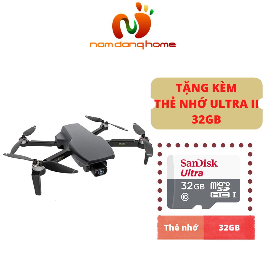 Flycam ZLRC SG108 Pro tặng kèm thẻ nhớ Micro Utra 32GB - Bảo hành 1 tháng