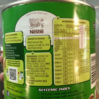 Sữa Milo Úc