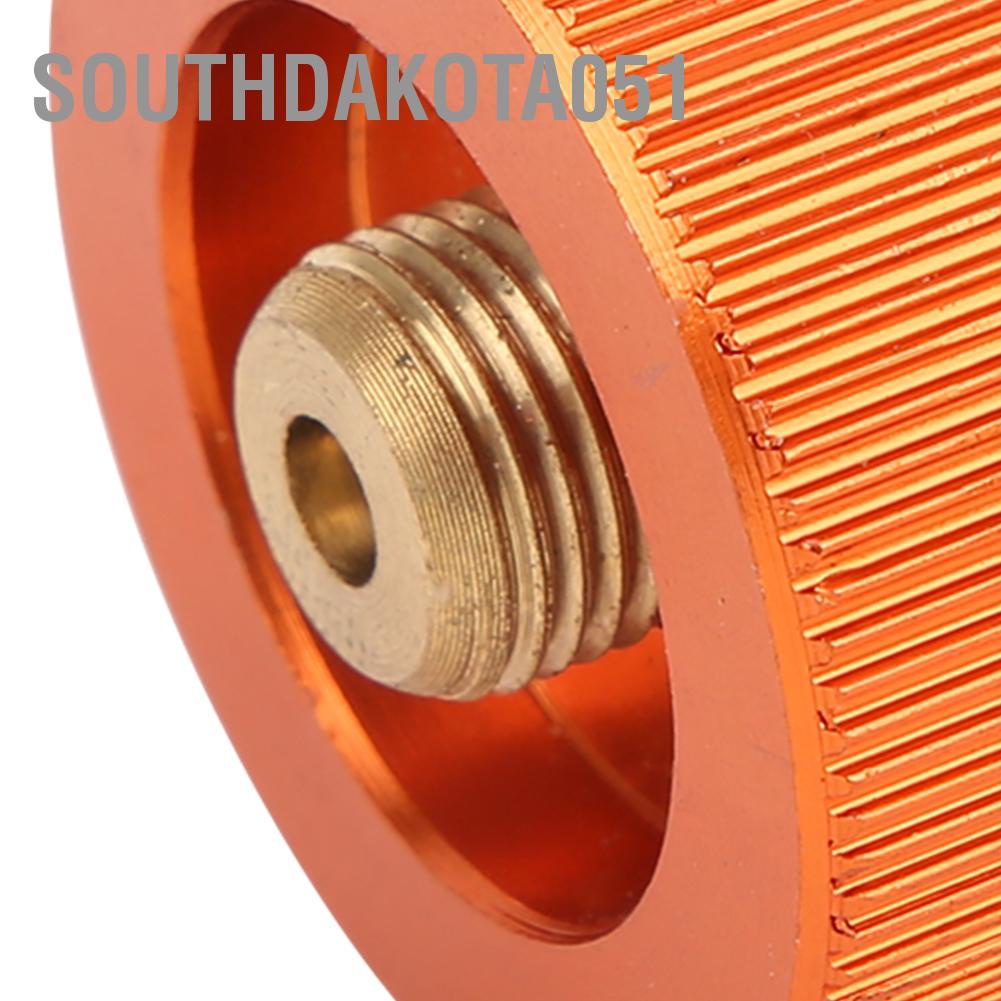 Hàng HOT Đầu Nối Chuyển Đổi Bình Gas Cắm Trại Tiện Lợi hình tròn Đầu đốt bếp cắm trại ngoài trời【Southdakota051】