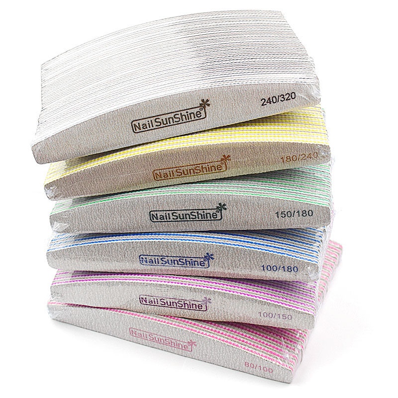 Dũa Móng Tay Basic Halfmoon 180/240 - Neosxinh Nails