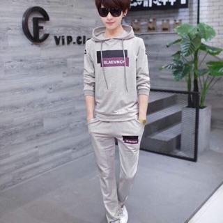 Bộ nam nỉ bông có mũ Rave