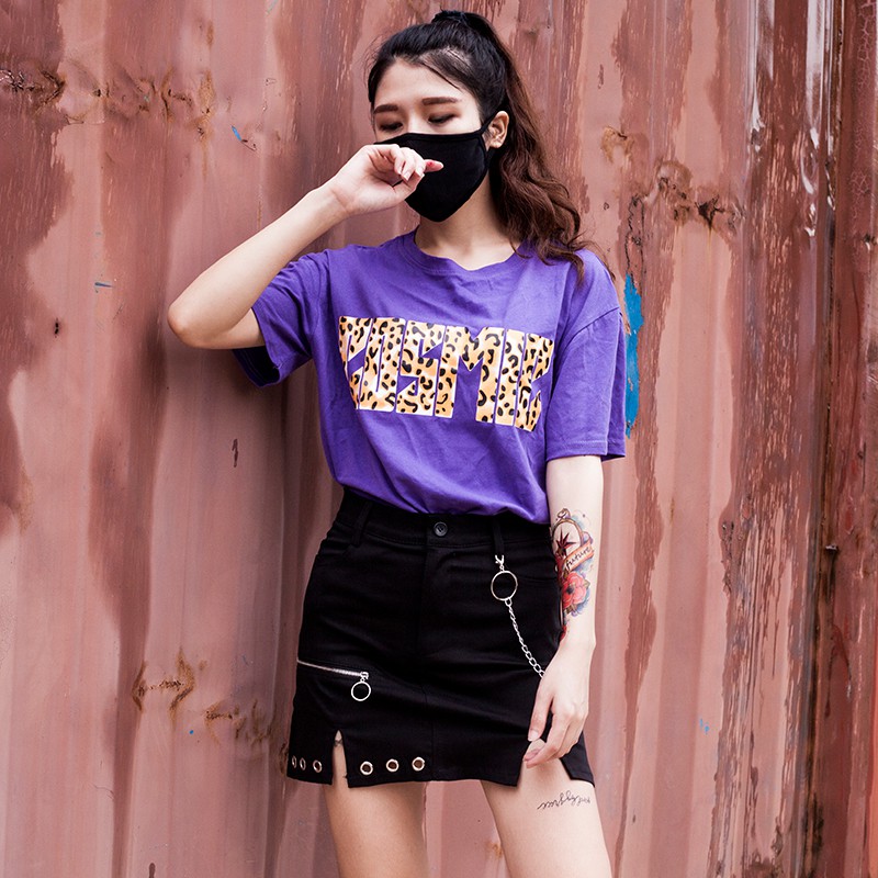 Chân váy chữ a dây xích Emilyshop