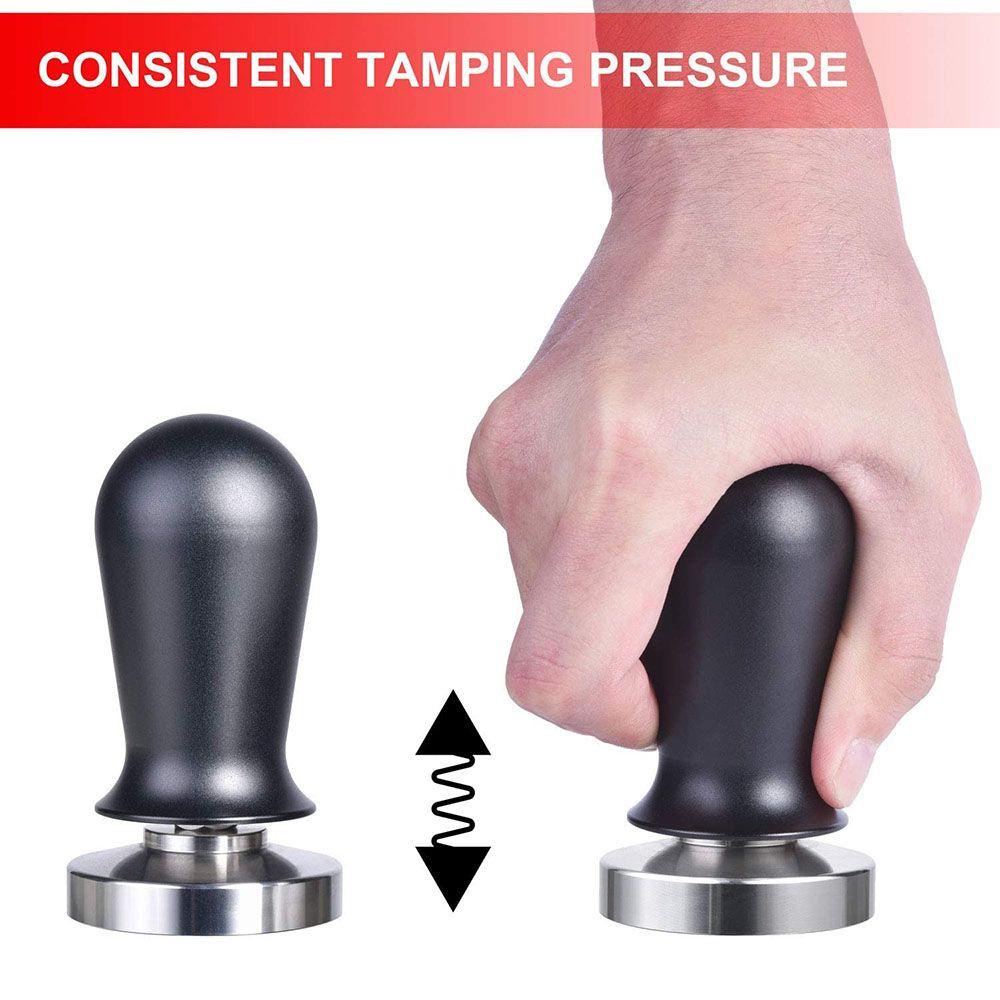 Jane Dụng Cụ Nén Pha Cà Phê Espresso Đế Phẳng Tamper Cầm Tay