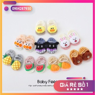 Tất Trẻ em 3d hình thú chống trượt cho bé - Màu sắc dễ thương , chất liệu dày dặn ấm áp - Vạn xuân shop