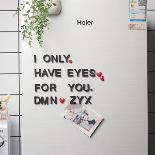 Nam châm dán tủ lạnh hình chữ cái tiếng anh diy