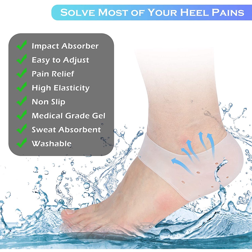 Miếng Đệm Lót Gót Chân Giảm Đau Nhức Xương Gót