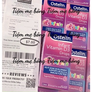 D3 Ostelin liquid cho bé trên 6 tháng