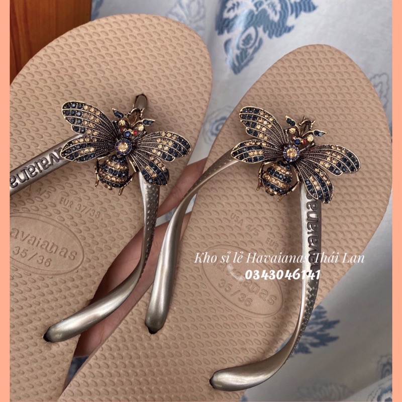 Dép Havaianas Nữ Gắn Charm