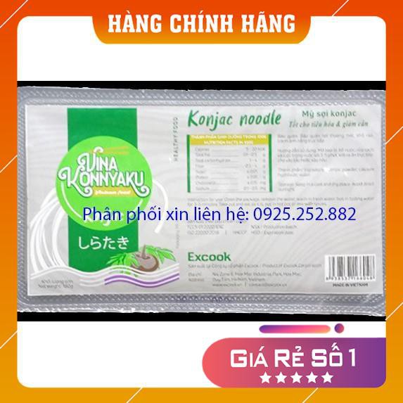 Mỳ Konjac / Mỳ Nưa - Thùng 24 hộp đơn cuộn 160g - Không đường, không đạm, không cholesterol - giảm béo, ăn kiêng | BigBuy360 - bigbuy360.vn