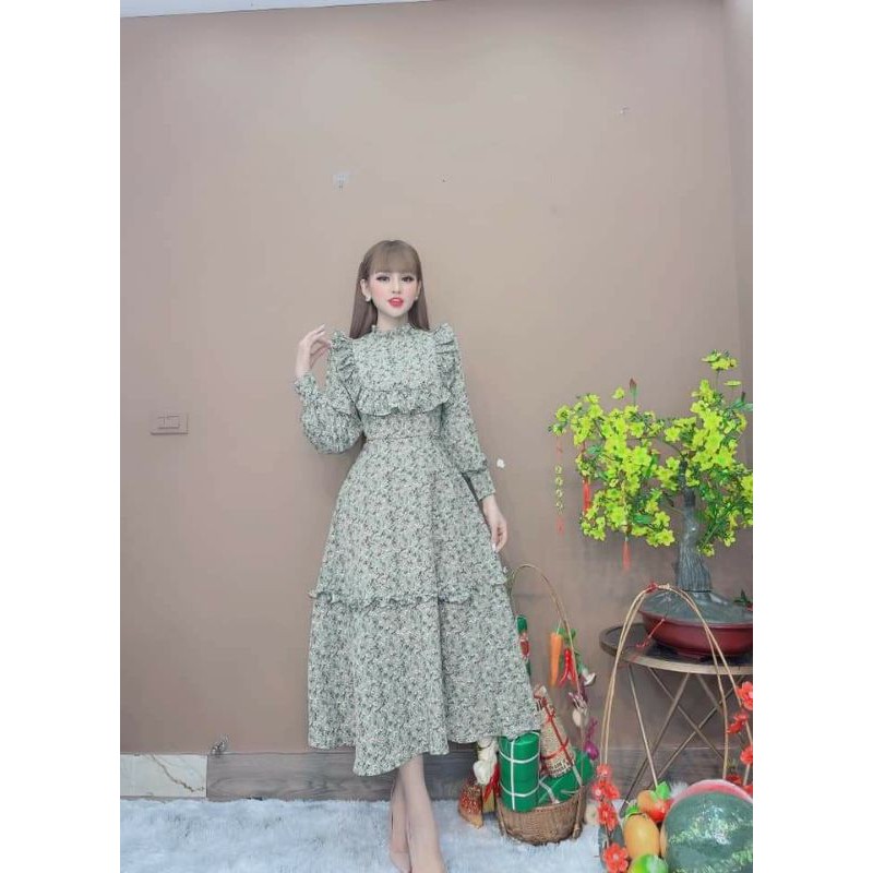 Đầm hoa tiểu thư S,M, L | BigBuy360 - bigbuy360.vn