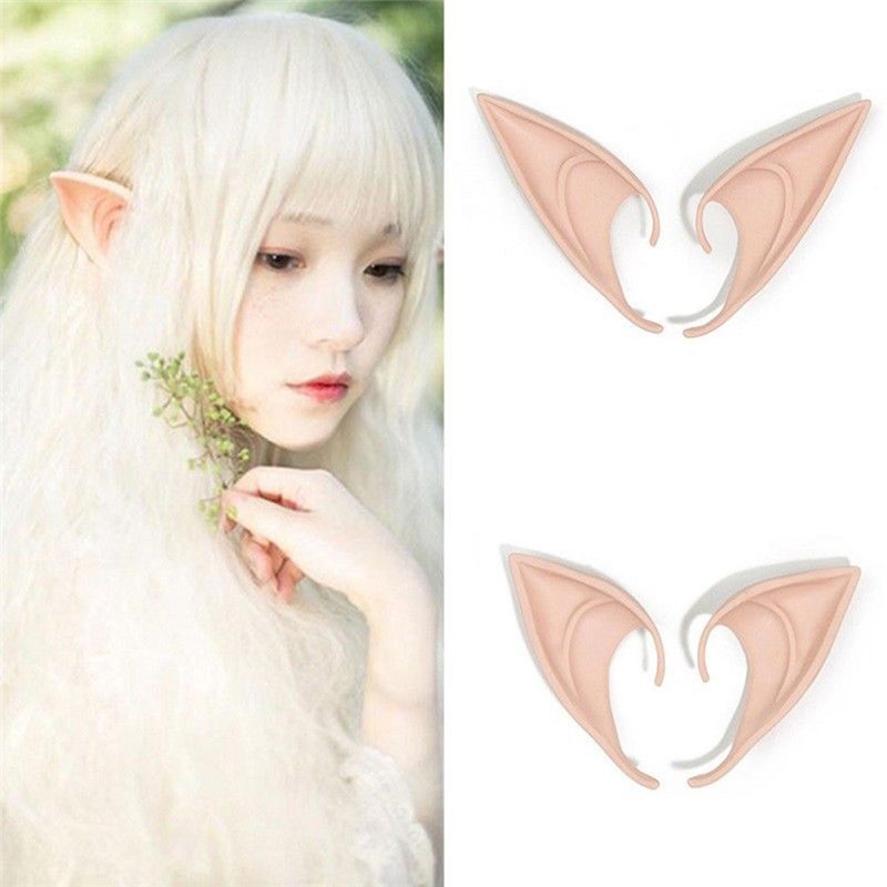 Bnq-Tai yêu tinh nhiều màu hoá trang Halloween-r5d