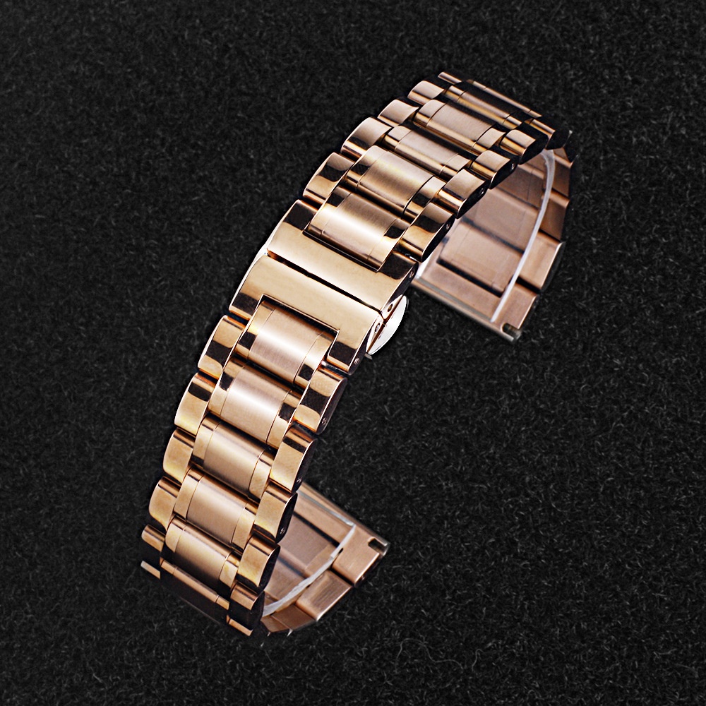 Dây Đeo Đồng Hồ Bằng Thép Không Gỉ 12mm 14mm 16mm 17mm 18mm 19mm 20mm 21mm 22mm 23mm 24mm