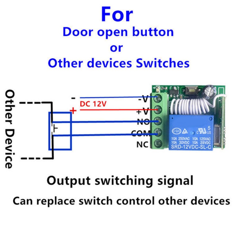 Mô Đun Nhận Tín Hiệu Điều Khiển Từ Xa Không Dây DC 24V 1CH RF