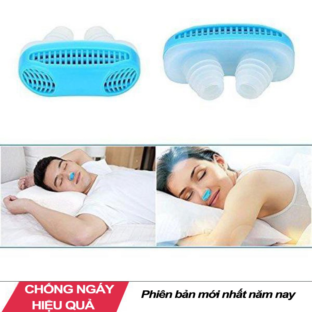 Dụng cụ hỗ trợ chống ngủ ngáy và lọc khí 2 in 1 chính hãng