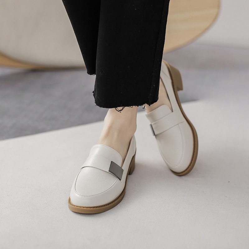 Giày đế thô phong cách Anh sành điệu thời trang