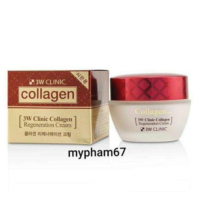 Kem dưỡng da chống lão hóa 3W Clinic Collagen Regeneration Cream🌸