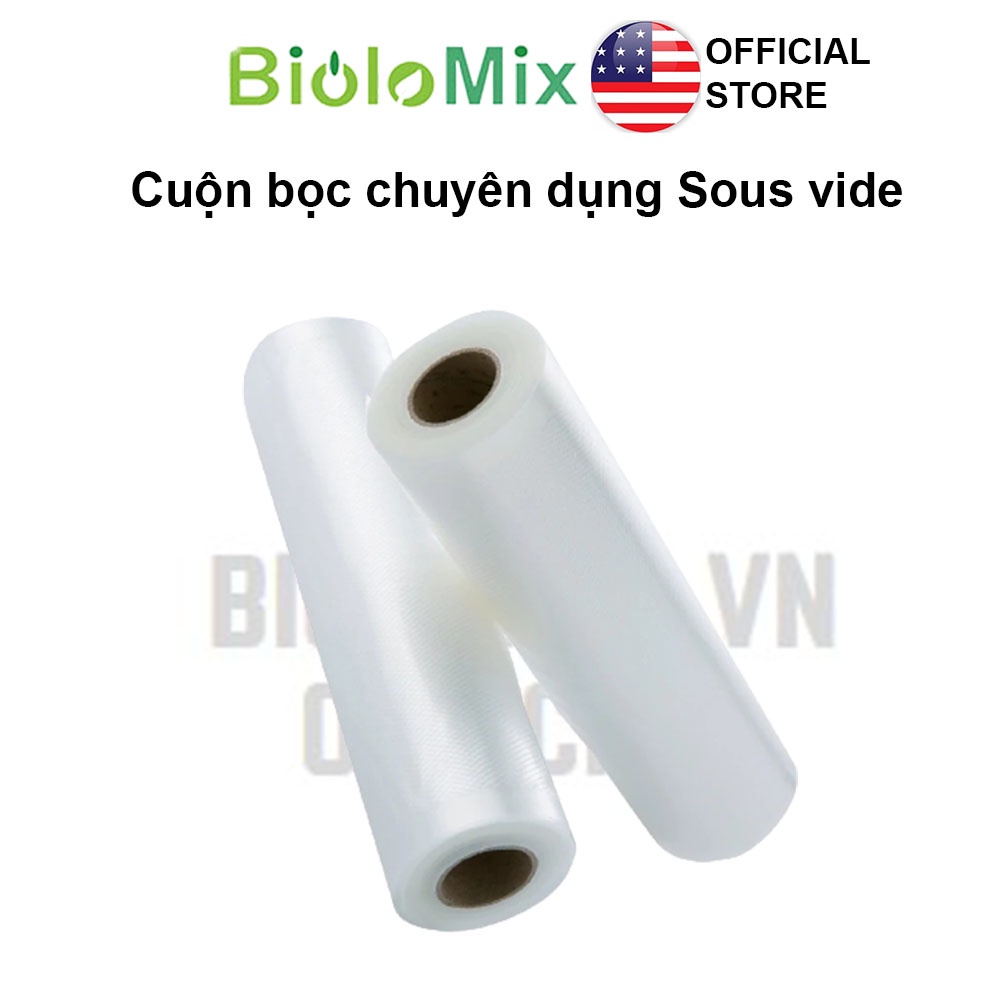 [BioloMix Brand] Túi đựng thực phẩm túi bảo quản thực phẩm BPA Free sử dụng tốt cho Máy nấu chậm Sous vide