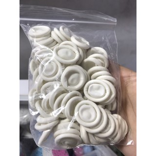 Bộ 100 bao ngón tay cao su